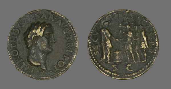 Coin Portraying Emperor Otho