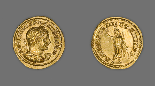 Aureus (Coin) Portraying Emperor Caracalla