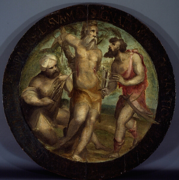 Saint Ignatius of Antioch Disemboweled by Trajan's Torturers