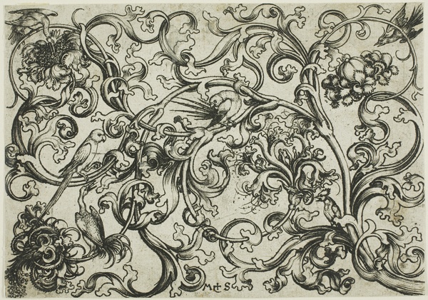 Vine Ornament with Birds