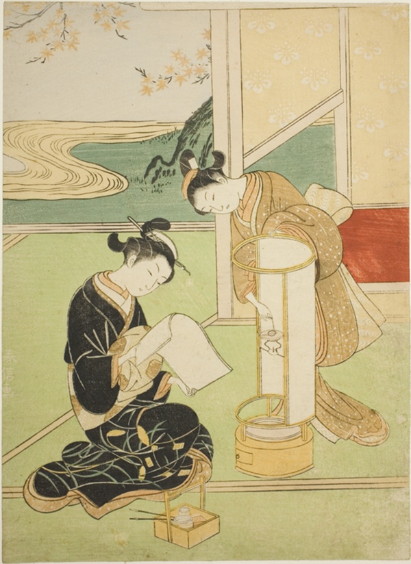 Evening Glow of a Lamp (Andon no sekisho), from the series 