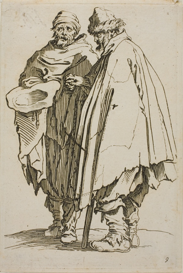 The Blind Man and his Companion, plate nine from The Beggars