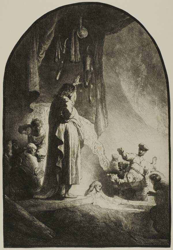The Raising of Lazarus: The Larger Plate
