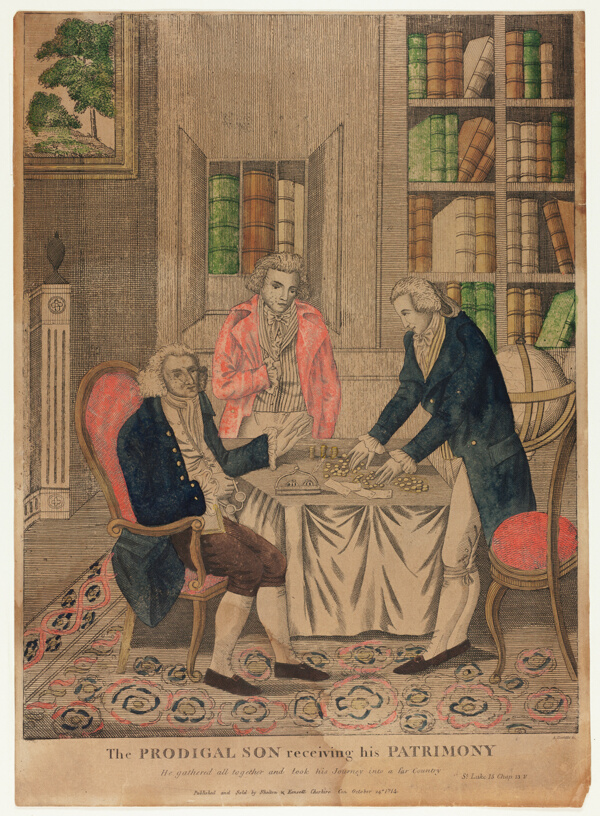 The Prodigal Son Receiving His Patrimony