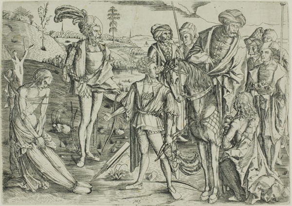 The King's Sons Shooting Their Father's Corpse