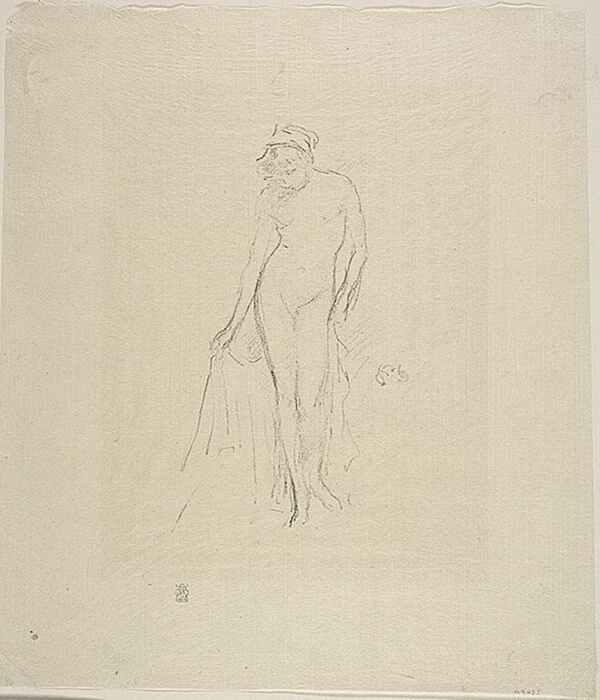 Nude Model, Standing