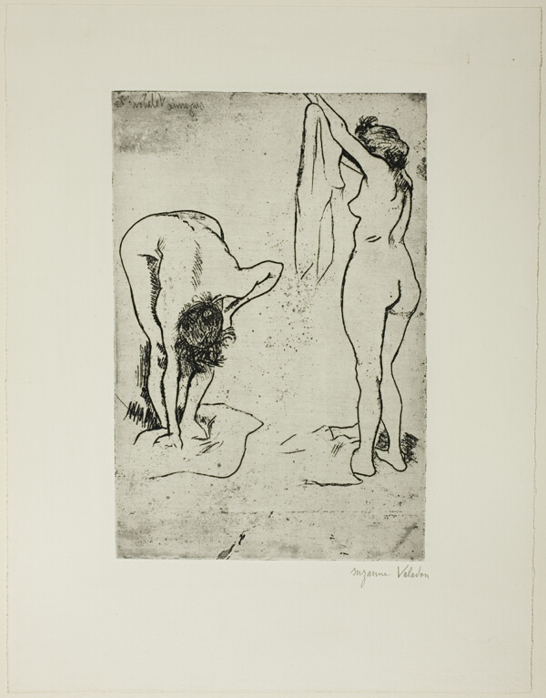 Two Women Drying Themselves