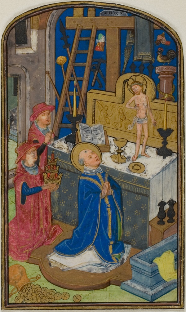 The Mass of St. Gregory, from a Book of Hours