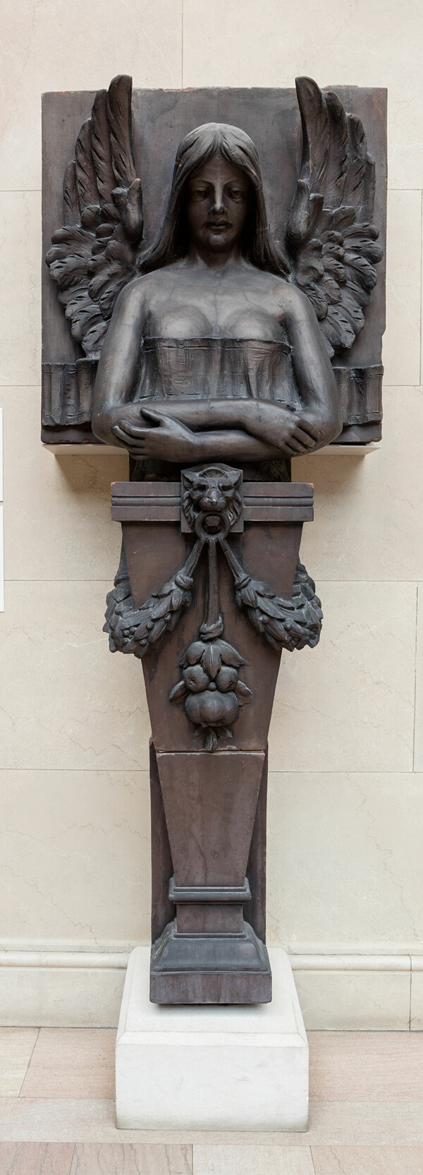 Winged Victory Figure, from the Cornice of the Title Guarantee Building