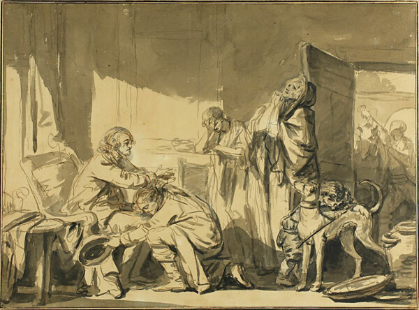 The Paternal Blessing, or The Departure of Basile
