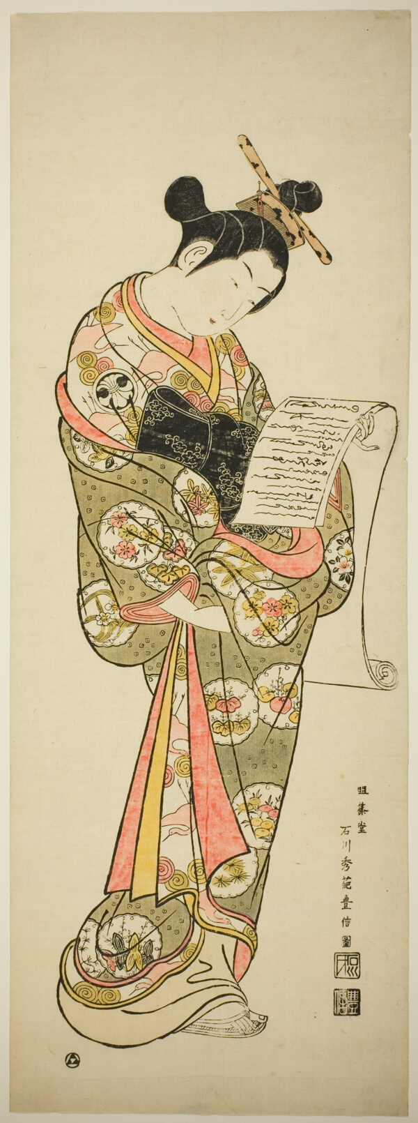The Actor Segawa Kikunojo I as a courtesan