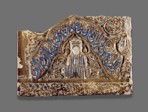 Tile Fragment with Figure in a Niche