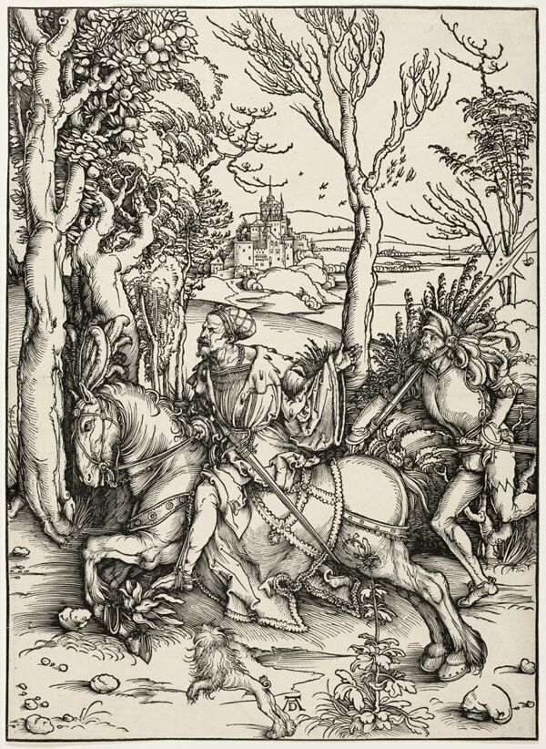 Knight and Landsknecht
