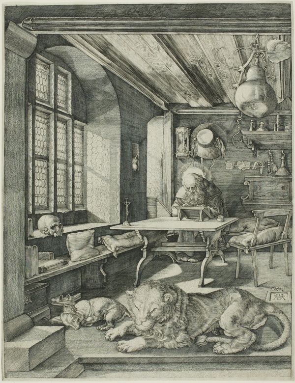 Saint Jerome in His Study
