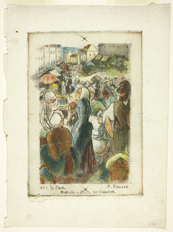 The Market at Gisors; Rue Cappeville