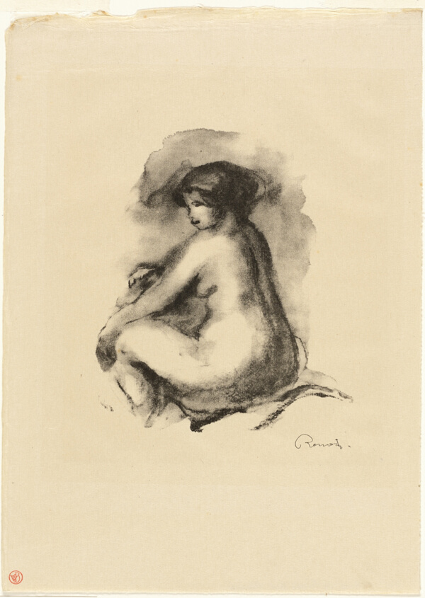 Study of Seated Nude Woman