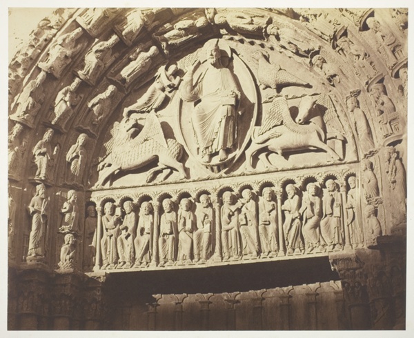 Chartres Cathedral West Facade; Royal Portal, Central Bay