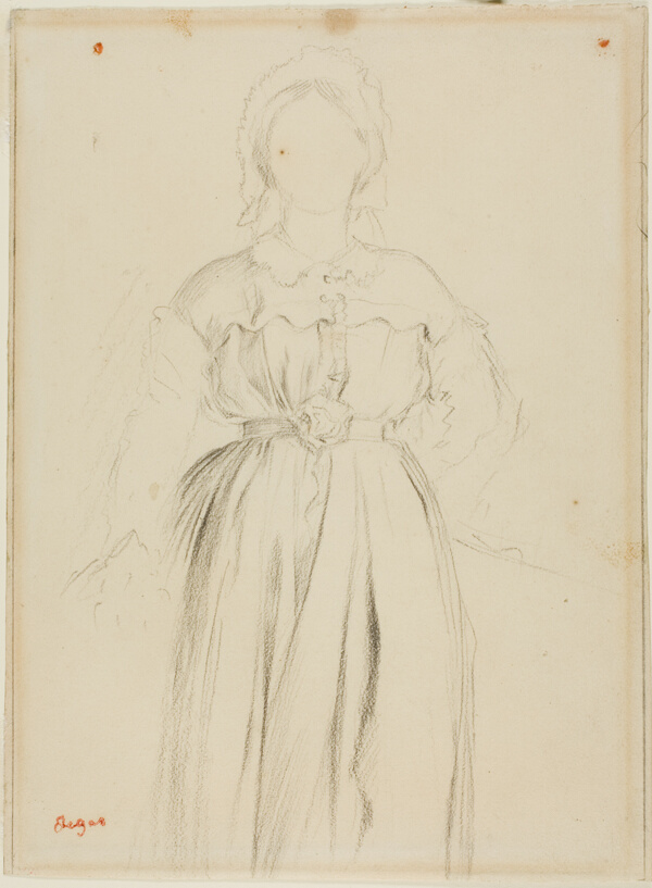 Study for a Portrait of Marguérite de Gas