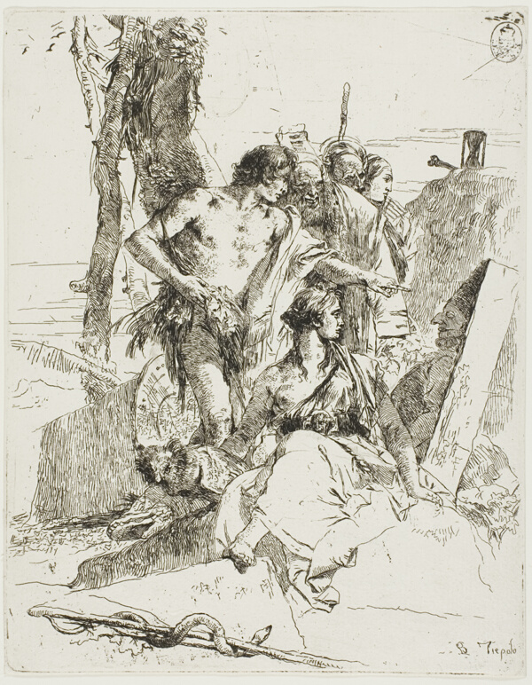 The Discovery of the Tomb of Punchinello, from Scherzi