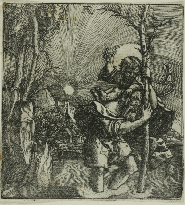 Saint Christopher Carrying the Christ Child
