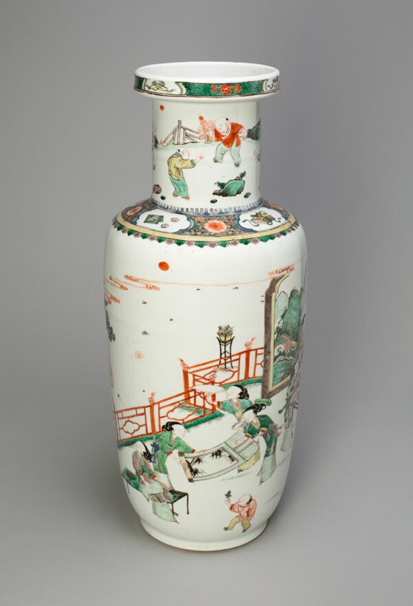 Baluster Vase with Women Performing the 