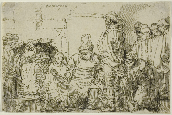 Christ Seated Disputing with the Doctors