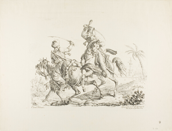 Hussard Killing a Mameluk with a Sabre