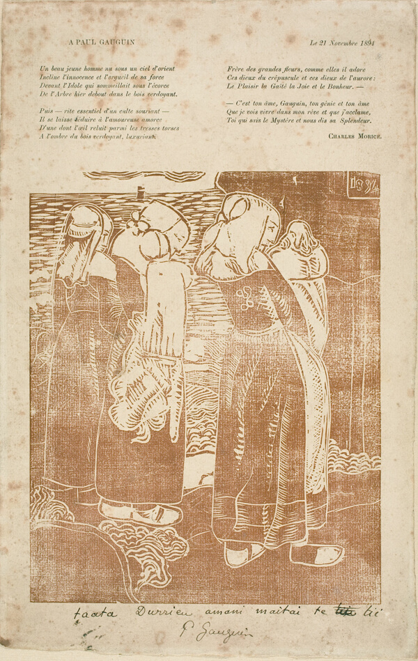 Three Breton Women with Infants