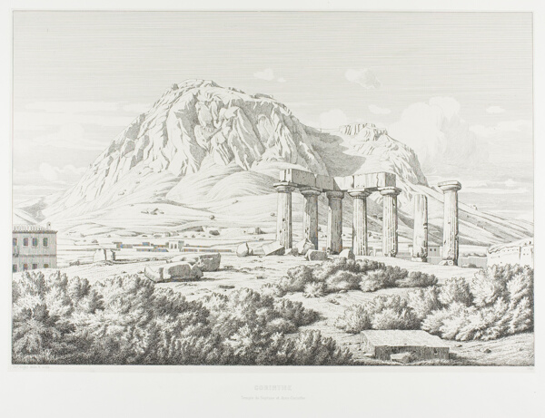 Corinth: Temple of Neptune and the Acrocorinth