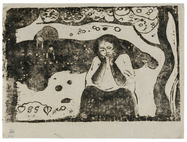 Human Miseries, from the Suite of Late Wood-Block Prints