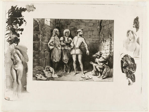 Fronte-boeuf and the Jew, from Ivanhoe