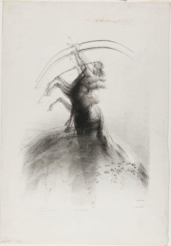 Centaur Taking Aim at the Clouds