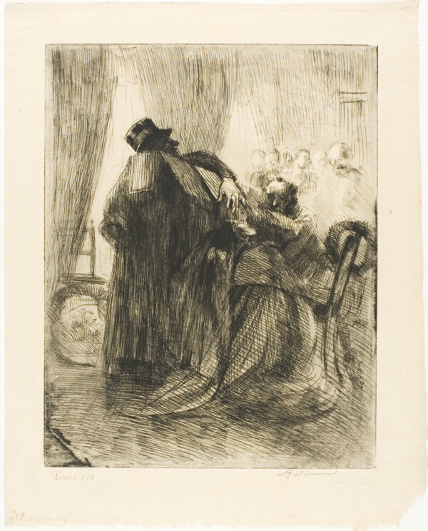 Bereavement, plate five from Woman