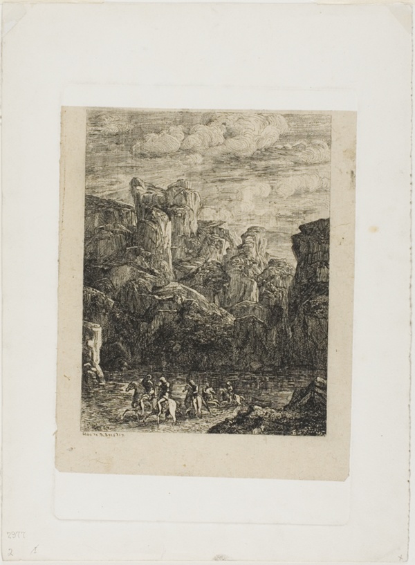 The Ford: Landscape with Horsemen