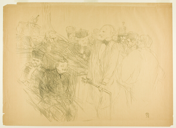 The Arton Trial, Ribot Giving Evidence (second plate)