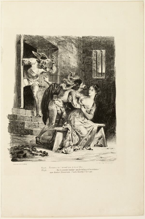 Faust in Marguerite's Prison Cell, from Faust