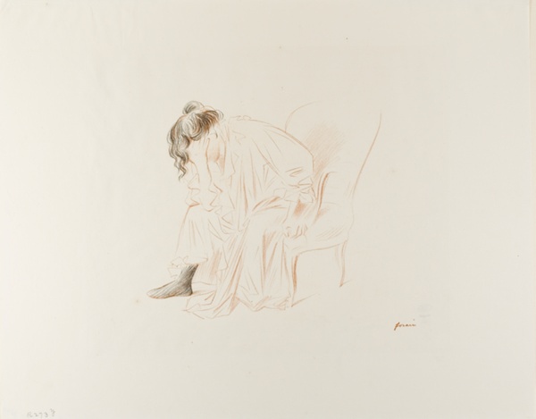Seated Woman, Head in Right Hand