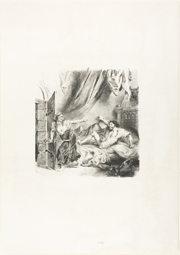 Fronte-boeuf and the Witch, from Ivanhoe