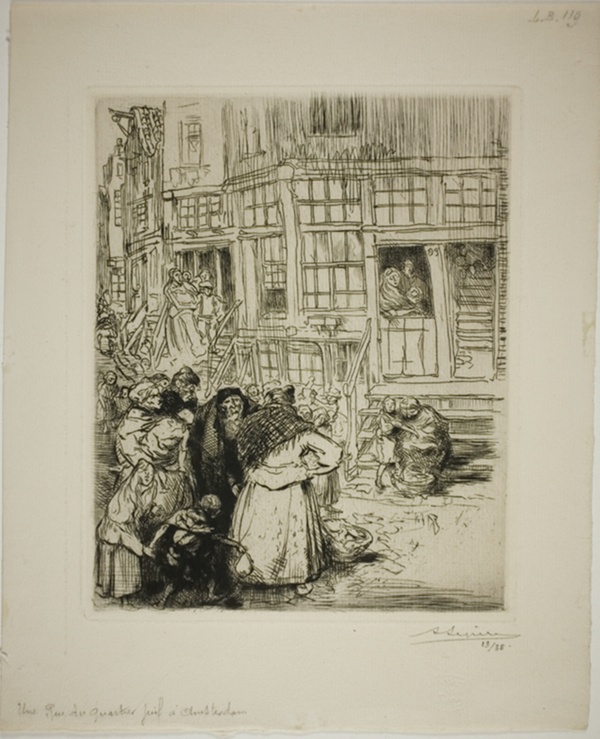 A Street in the Jewish Quarter, Amsterdam