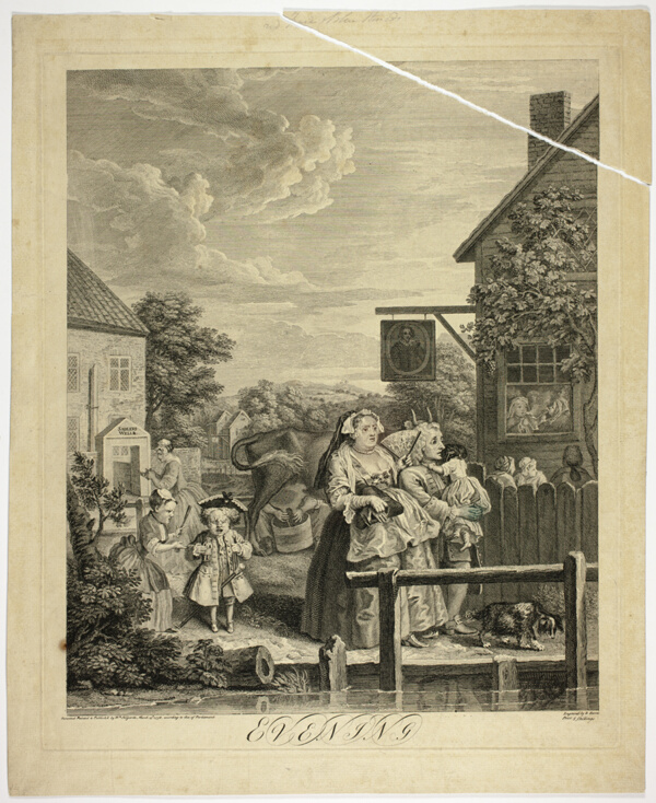 Evening, plate three from The Four Times of Day