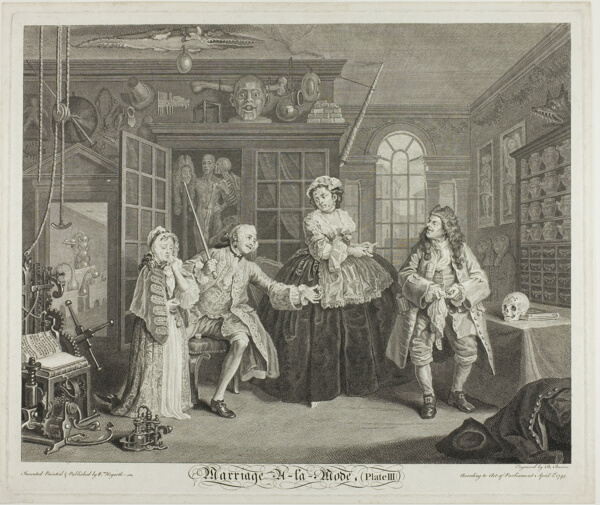 Plate Three, from Marriage à la Mode