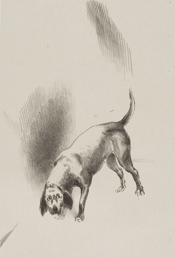 He [The Narrator's Dog] Kept His Eyes Fixed on Me With a Look So Strange, plate 3 of 6
