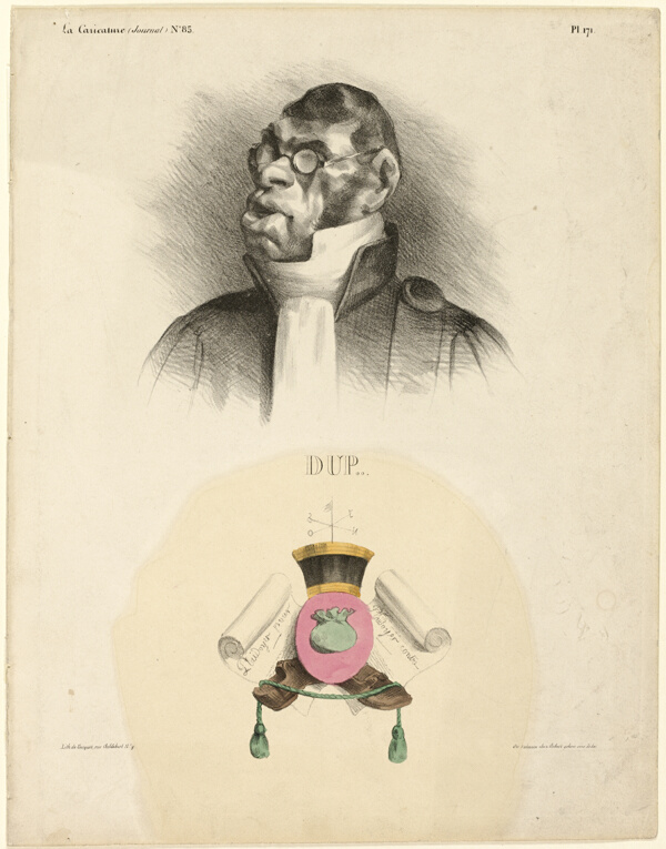 DUP..., plate 171 from Célébrités de la Caricature
