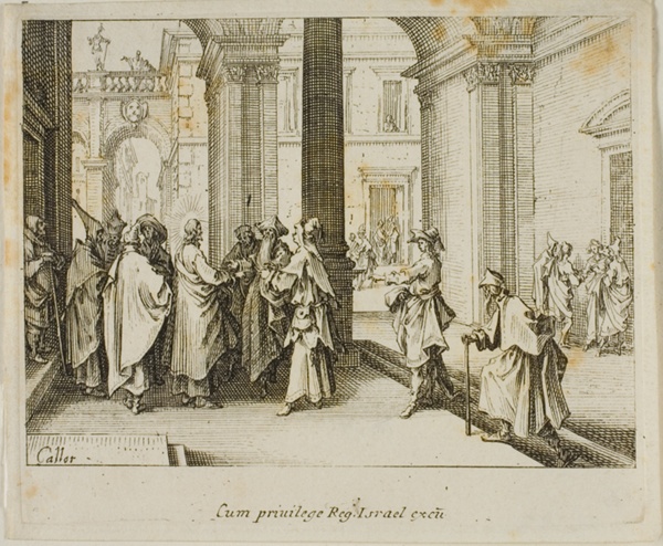 The Tribute to Caesar, from The New Testament