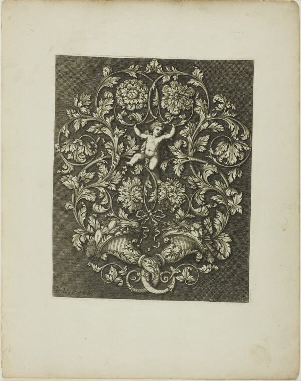 Plate Three, from A New Book of Ornaments