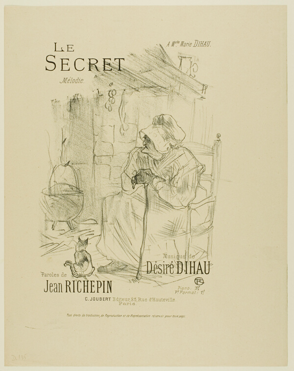 The Secret, from Mélodies de Désiré Dihau