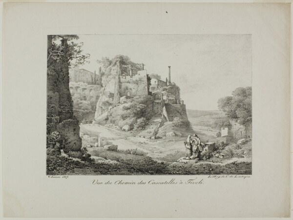 View of the Road from Cascatelles to Tivoli