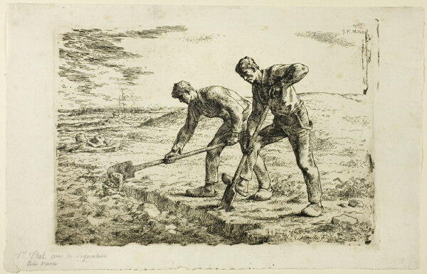 Two Men Digging