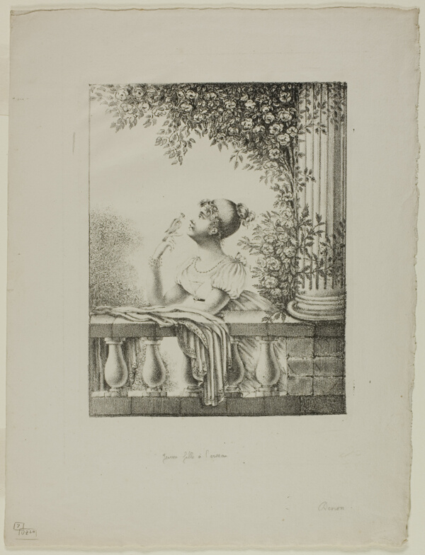 Young Girl with Bird