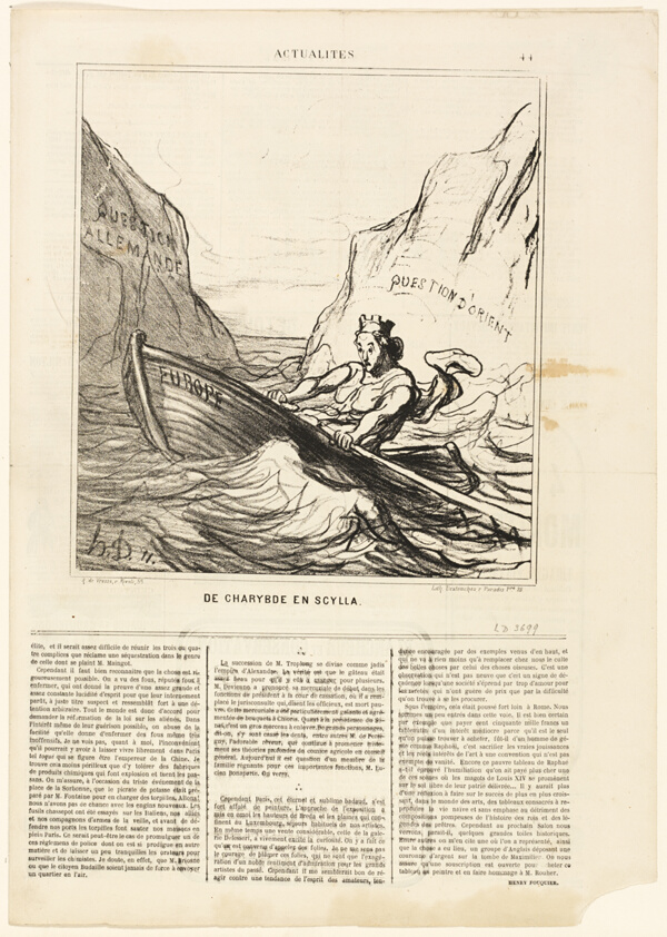 Scylla and Charybds, plate 44 from Actualités